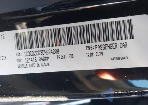 2013 Dodge Avenger Sxt from USA, damaged, VIN 1C3CDZCG3DN624208